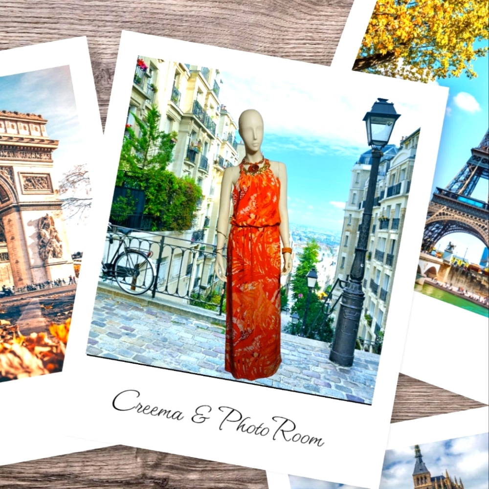 EUC-JBS Burnt 🧡 maxi dress